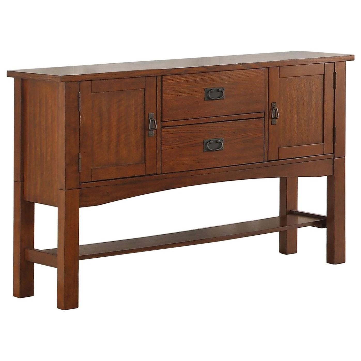 Mission style buffet hot sale sideboard